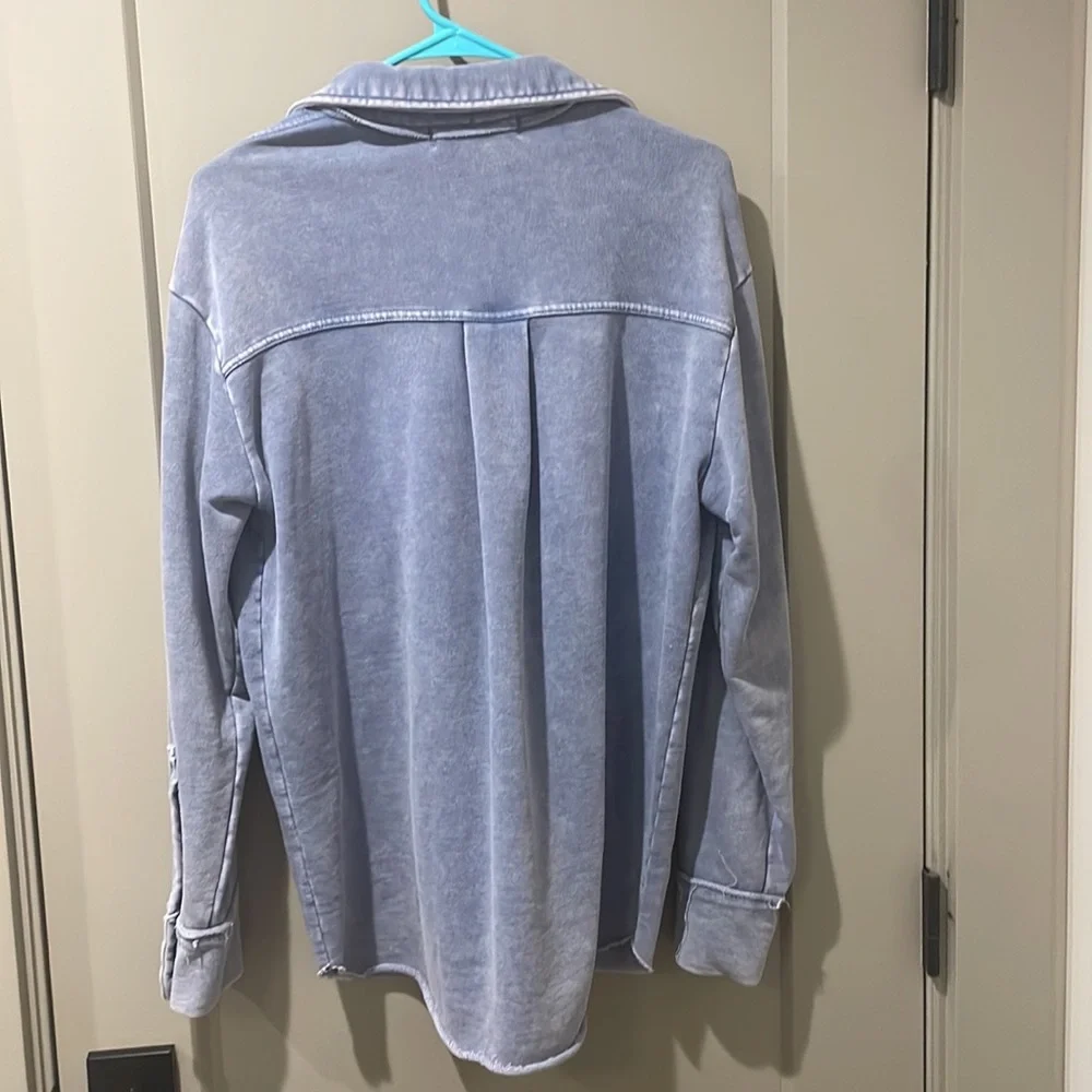 Blue “Shacket” - Picture 5 of 6